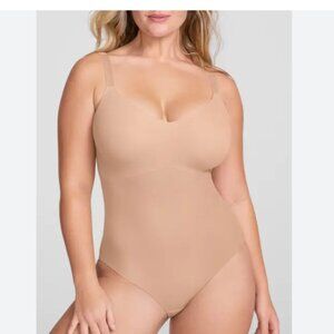 Honeylove Sculpting Bodysuit - Nude Tan Medium NEW